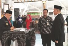 Pelantikan Kepala DPUTR Pati