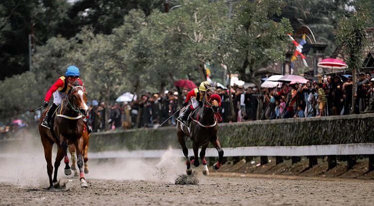 Lomba pacuan kuda di tegalwaton kabupaten semarang