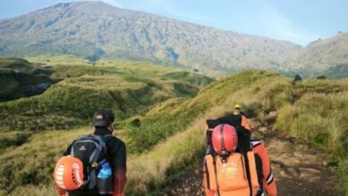 pendaki gunung rinjani