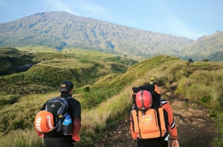 pendaki gunung rinjani