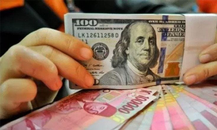 Rupiah Melemah 4 Poin Akibat Ancaman Tarif Trump Terhadap UE dan Meksiko